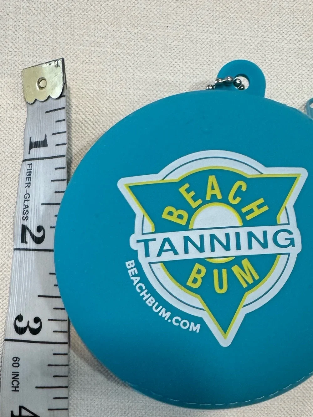 BEACH BUM Tanning Goggles Soft Zip Pouch
